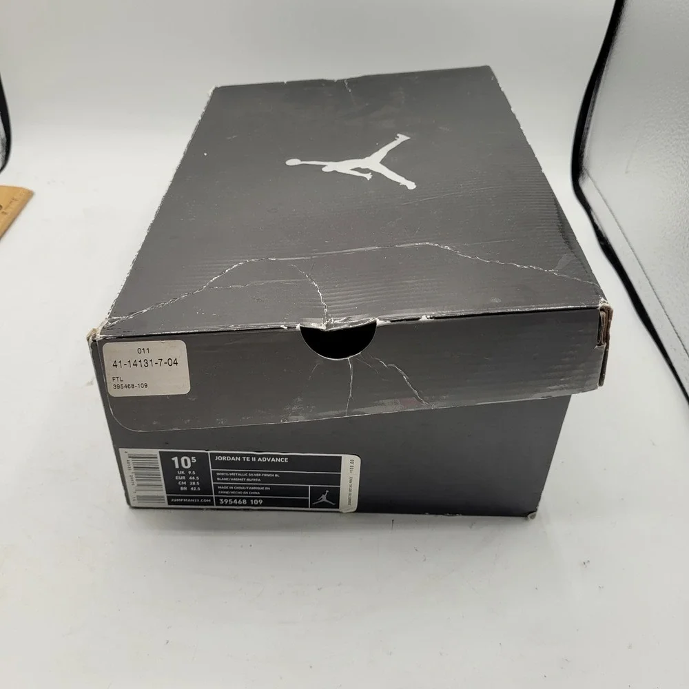 Nike Jordan Basketball Shoes- 2010 - White Leather - 395468-109 - Men's Size: 10